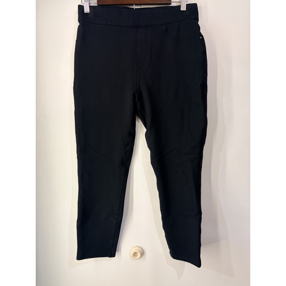 SPANX Perfect Black Pant 4 Pocket Women's Large Pull On Dress Pants